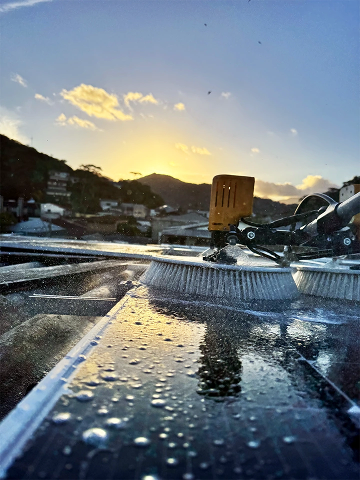 Limpeza de Módulos Fotovoltaicos